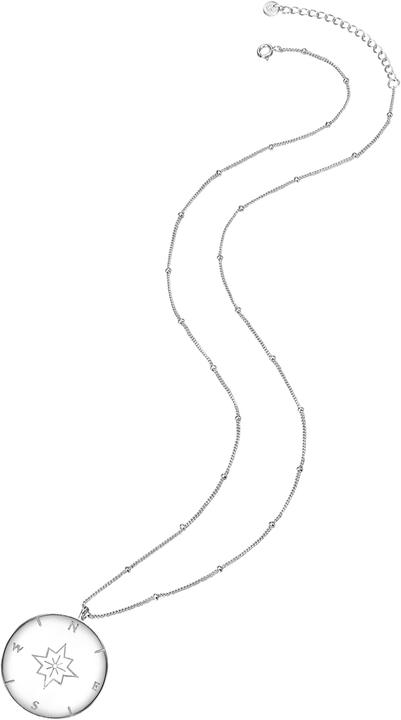 Produktbild Glanzstücke München Damen Kompass Sterling Silber silber 50,0 cm Basiskette + 5,0 cm Verlängerung - 11544 (Sterling Silber, 50 - 55 cm)