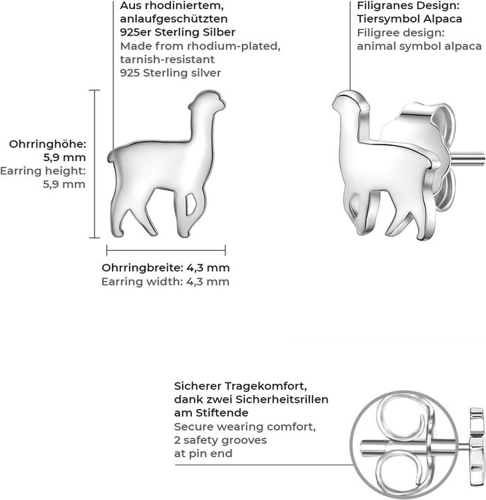 Produktbild Glanzstücke München Damen Alpaka Sterling Silber silber - 11836 (Sterling Silber)