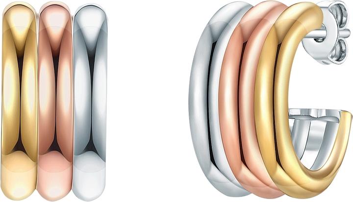 Rafaela Donata Damen Sterling Silber silber/gelbgold/roségold - 12132 (Sterling Silber)