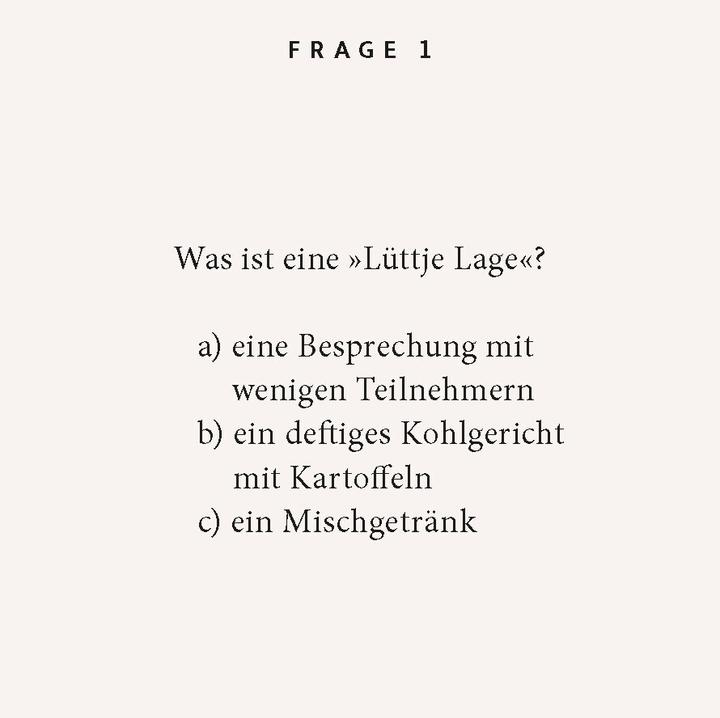 Valeurs nutritives et ingrédients Niedersachsen-Quiz (Allemand)