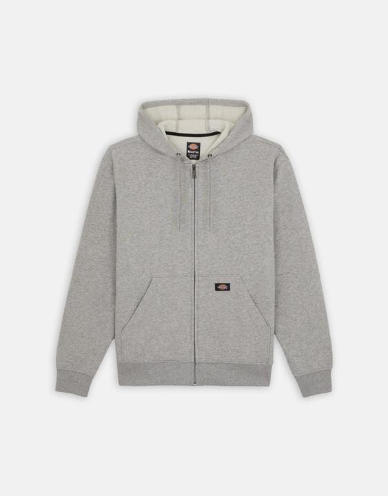Dickies Midweight Full Zip Fleece Hoodie Regular Heather Grey