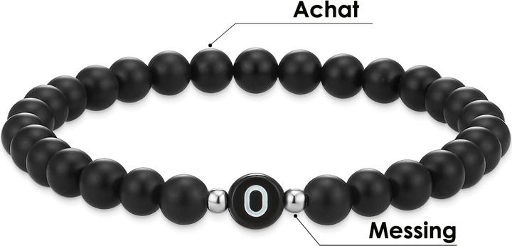 Produktbild Eastside Unisex Buchstaben Achat schwarz 19,0 cm - 11776 (19 cm, Achat)