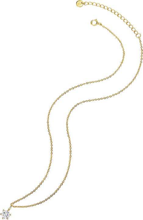 Produktbild Glanzstücke München Damen Sterling Silber Zirkonia gelbgold 40,0 cm Basiskette + 5,0 cm Verlängerung - 15248 (Sterling Silber, 40 - 45 cm)