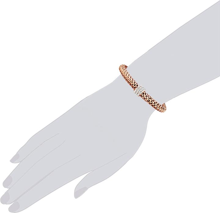 Actual product image Rafaela Donata Ladies stainless steel glass rose gold - 1592 (19 cm, Stainless steel)