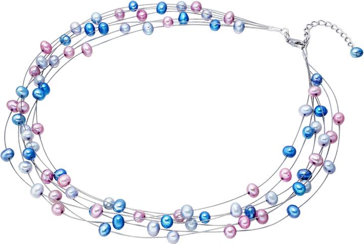Produktbild Valero Pearls Damen Sterling Silber Süsswasser-Zuchtperle silber - 2254 (Sterling Silber)