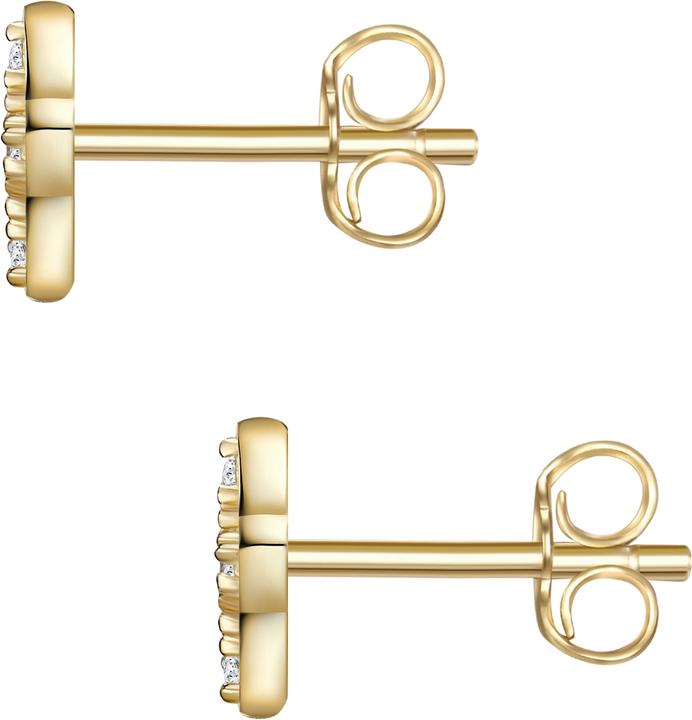 Produktbild Glanzstücke München Damen Stern Sterling Silber Zirkonia gelbgold - 15272 (Sterling Silber)
