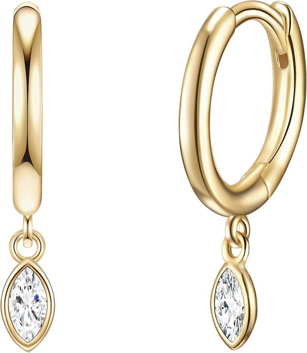 Actual product image Glanzstücke München Ladies Sterling Silver Cubic Zirconia Yellow Gold - 24014 (Sterling Silver)
