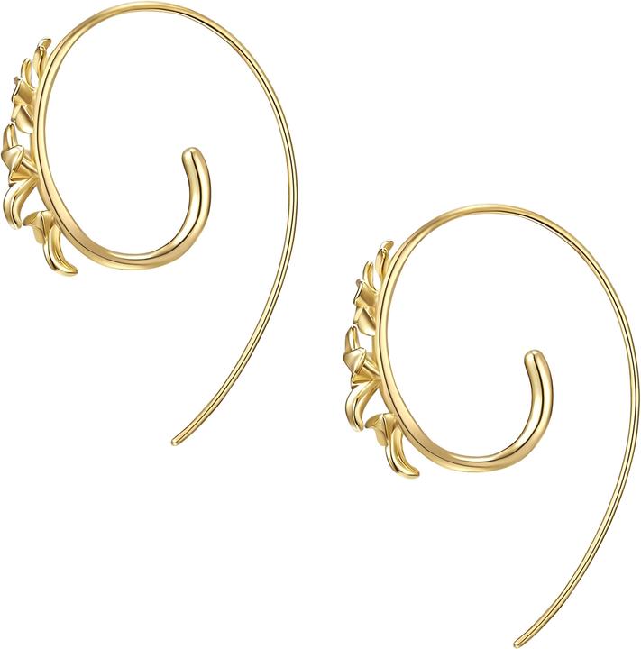 Image du produit Glanzstücke München Femme fleur en argent sterling or jaune - 24012 (Argent Sterling)