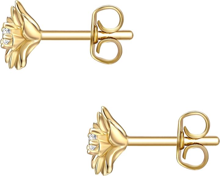 Immagine prodotto Glanzstücke München Donna Fiore Argento Cubico Zirconia Oro Giallo - 24006 (Argento)