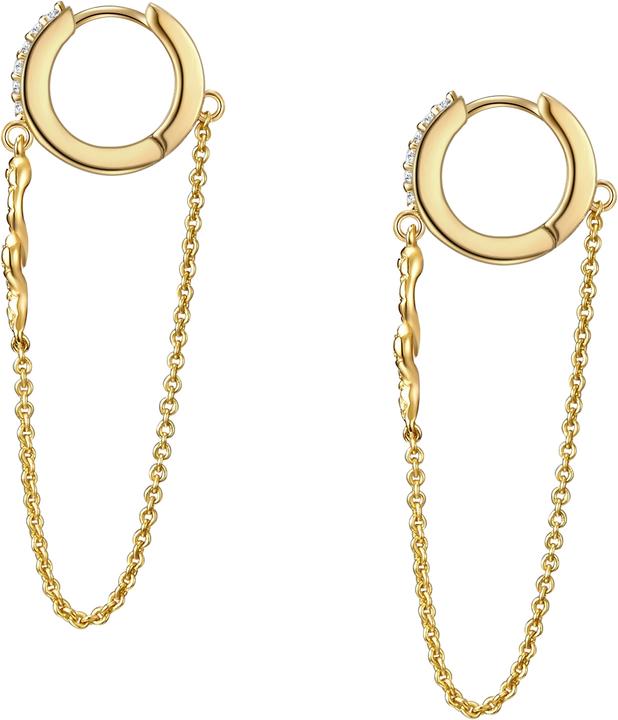 Immagine prodotto Glanzstücke München Donna Argento Cubico Zirconia Oro Giallo - 24030 (Argento)