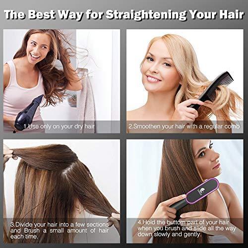 Actual product image Cnxus Hair straightener brush (Straightening iron)