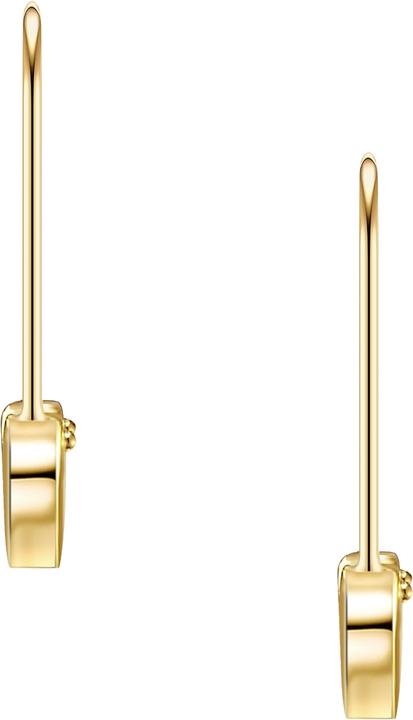 Actual product image Glanzstücke München Ladies safety pin/heart sterling silver yellow gold - 23586 (Sterling Silver)