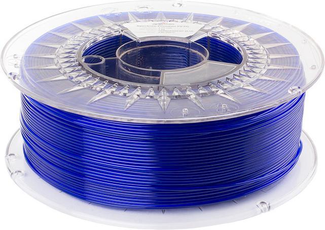 Image du produit Filament / PETG / TRANSPARENT BLUE / 1,75 mm / 1 kg (PETG, 1.75 mm, 1000 g, Bleu)
