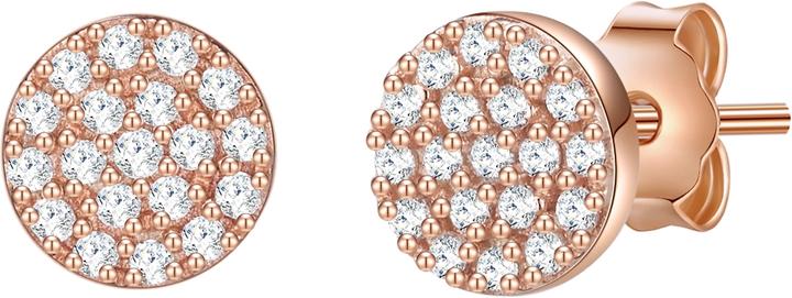 Produktbild Glanzstücke München Damen Kreis Sterling Silber Zirkonia roségold - 15414 (925er Silber)