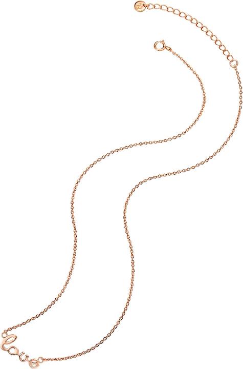 Produktbild Glanzstücke München Damen love Sterling Silber roségold 40,0 cm Basiskette + 5,0 cm Verlängerung - 15690 (Sterling Silber, 40 - 45 cm)