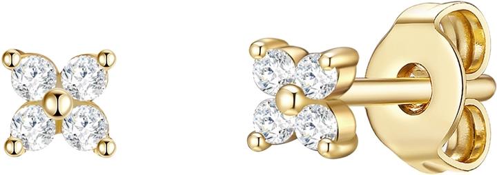 Glanzstücke München Damen Sterling Silber Zirkonia gelbgold - 15878 (Sterling Silber)