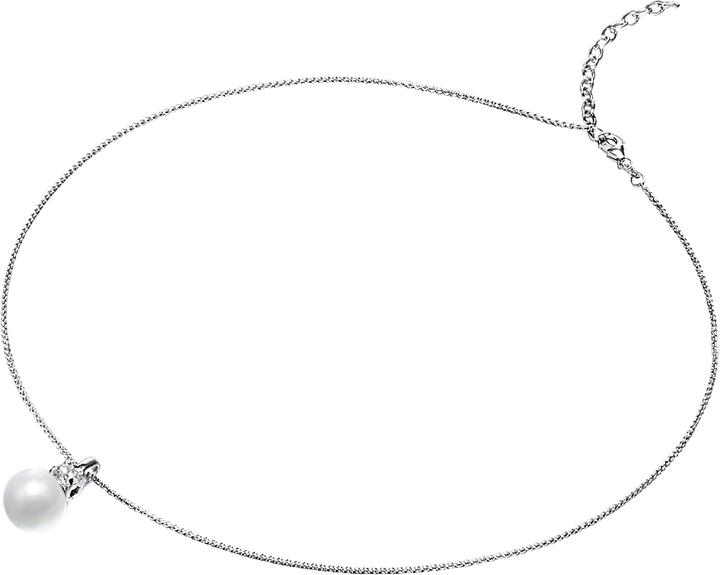 Produktbild Rafaela Donata Damen Sterling Silber Zirkonia Perle (synth.) silber 42,0 cm Basiskette + 5,0 cm Verlängerung - 754 (Sterling Silber, 42 - 47 cm)