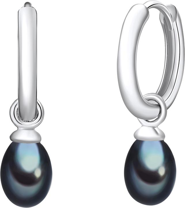 Valero Pearls Damen Sterling Silber Süsswasser-Zuchtperle silber - 928 (Sterling Silber)