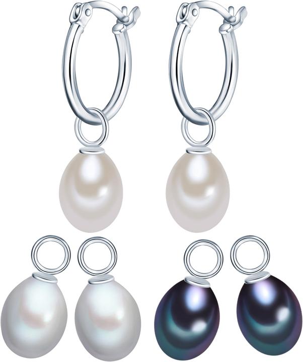 Produktbild Valero Pearls Damen Sterling Silber Süsswasser-Zuchtperle silber - 3106 (Sterling Silber)
