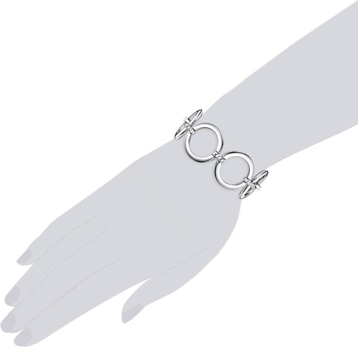 Produktbild Rafaela Donata Damen Metall verziert mit Kristallen von Swarovski® silber 20,0 cm - 3762 (20 cm, Metall-Legierung)