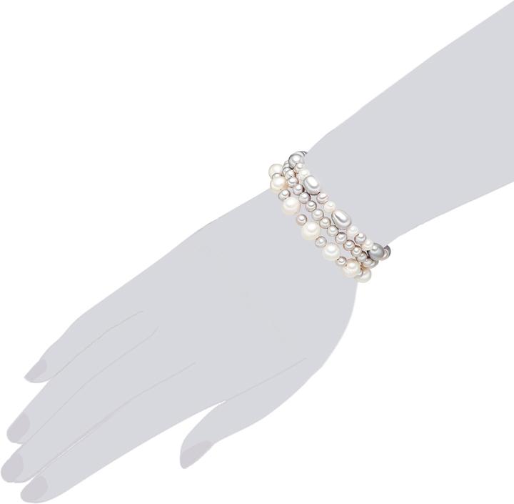 Produktbild Valero Pearls Damen Süsswasser-Zuchtperle 19,0 cm - 3962 (19 cm, Süsswasser-Zuchtperle)