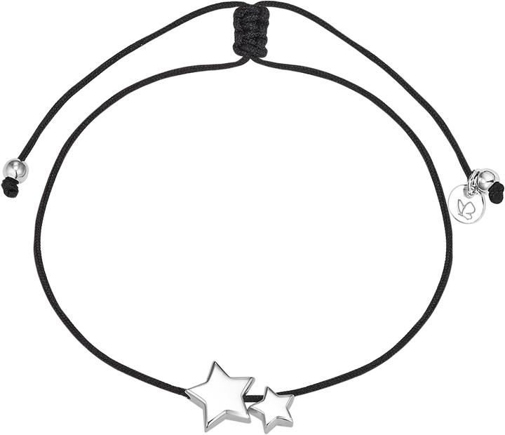 Glanzstücke München Damen Stern Sterling Silber silber 15,0 - 22,0 cm, flexibel einstellbar - 9536 (22 cm, Sterling Silber)