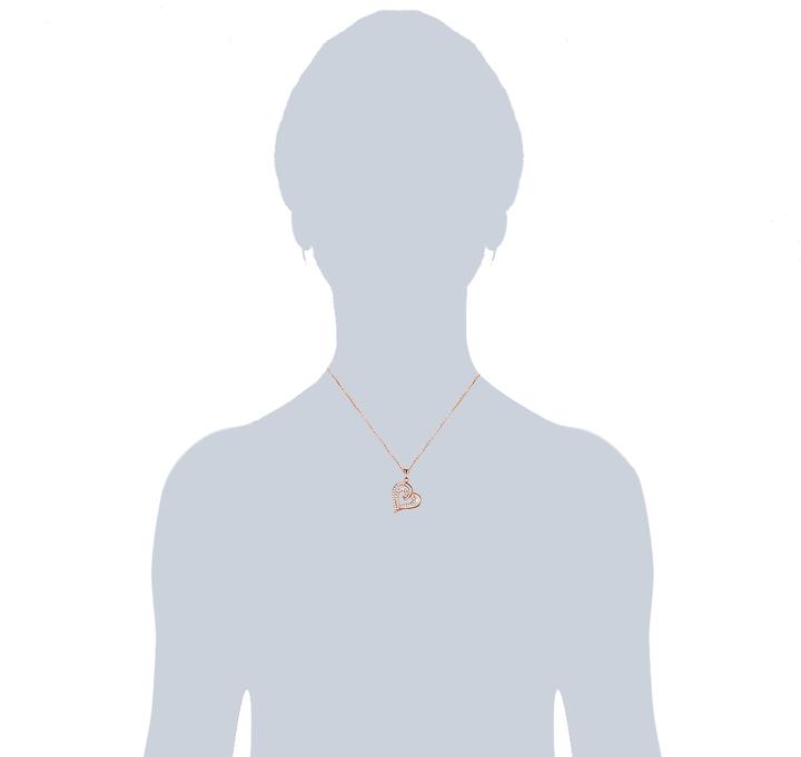 Produktbild Rafaela Donata Damen Herz Sterling Silber Zirkonia roségold 42,0 cm Basiskette + 7,0 cm Verlängerung - 9820 (Sterling Silber, 42 - 49 cm)