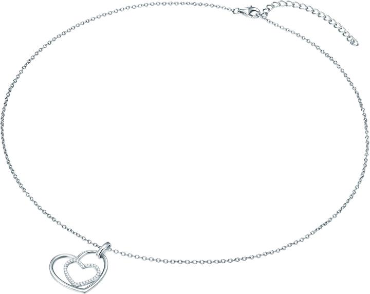 Produktbild Rafaela Donata Damen Herz Sterling Silber Zirkonia silber 42,0 cm Basiskette + 5,0 cm Verlängerung - 9866 (Sterling Silber, 42 - 47 cm)