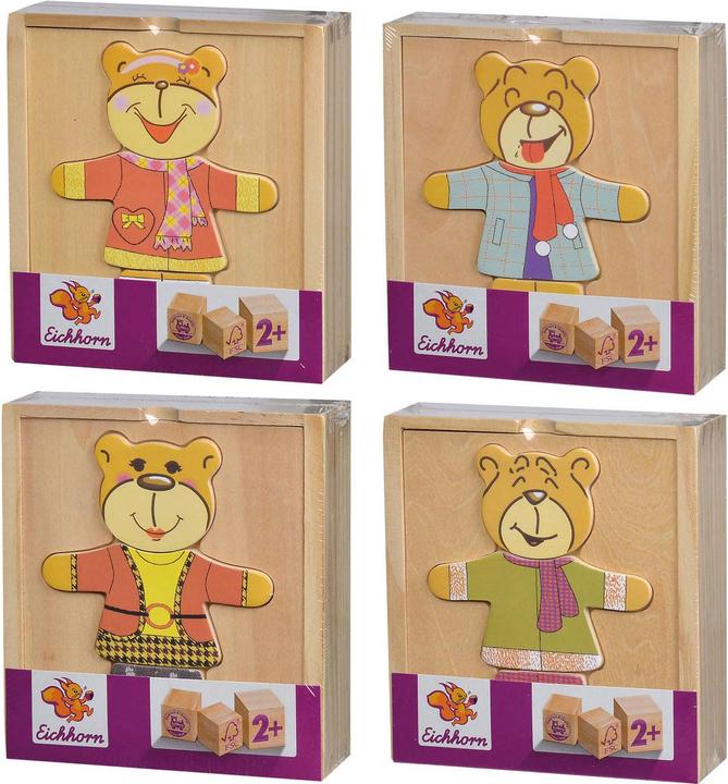 Produktbild Eichhorn Houten Puzzel Beer, 20st. (18 Teile)