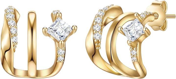 Produktbild Glanzstücke München Damen Sterling Silber Zirkonia gelbgold - 26613 (Sterling Silber)