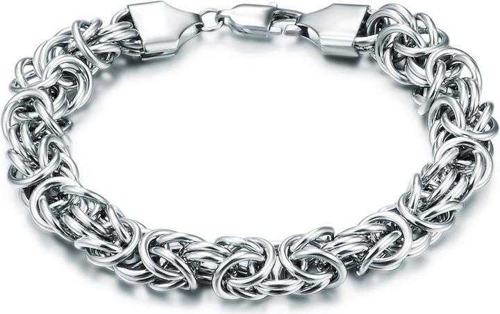 Produktbild True Rebels Herren Edelstahl silber - 26783 (21 cm, Edelstahl)