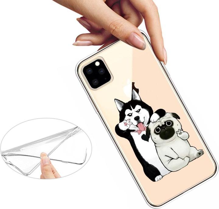Produktbild Ueli Express iPhone 11 Pro Max Super Slim Gummi Hülle TPU Coole Hunde (Apple iPhone 11 Pro Max)