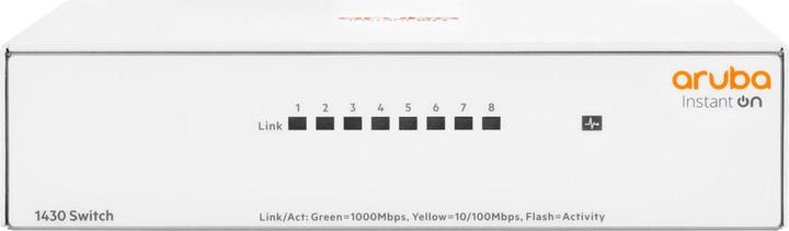 HPE Aruba Instant On 1430 8G, Non gestito, L2, Gigabit Ethernet (10/100/1000) (8 Ports)