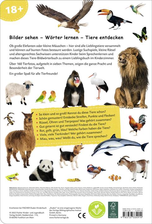 Produktbild Duden 18+: Kennst du das? Das grosse Tiere-Bildwörterbuch (Deutsch, 2022)
