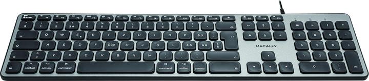 Produktbild Macally UCZKEYHUB Tastatur mit CH Layout - Elegante (CH, Kabelgebunden)