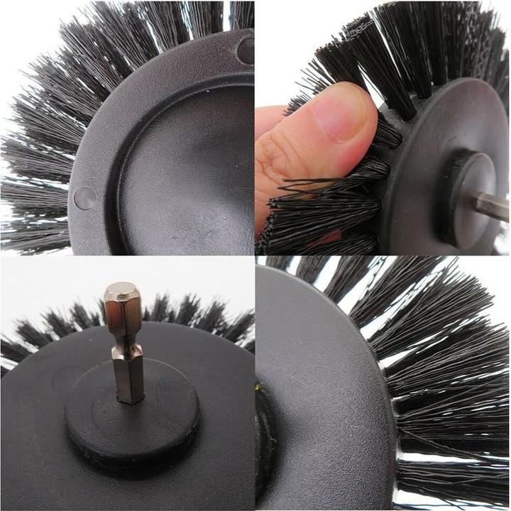Image du produit Hermex Embout brosse pour perceuse/visseuse sans fil poils durs Noir