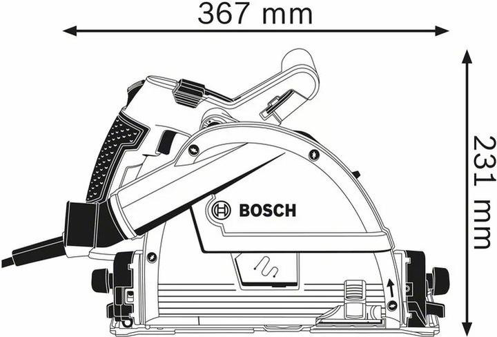 Produktbild Bosch Professional Tauchsäge GKT 55 GCE (inkl. L-BOXX + 2 x FSN 1600 + 1 x FSN VEL in FSN-Tasche)