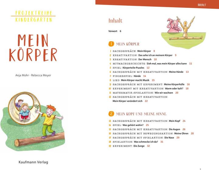 Actual product image Projektreihe Kindergarten - Mein Körper (German, Anya Moor, Rebecca Meyer, 2024)