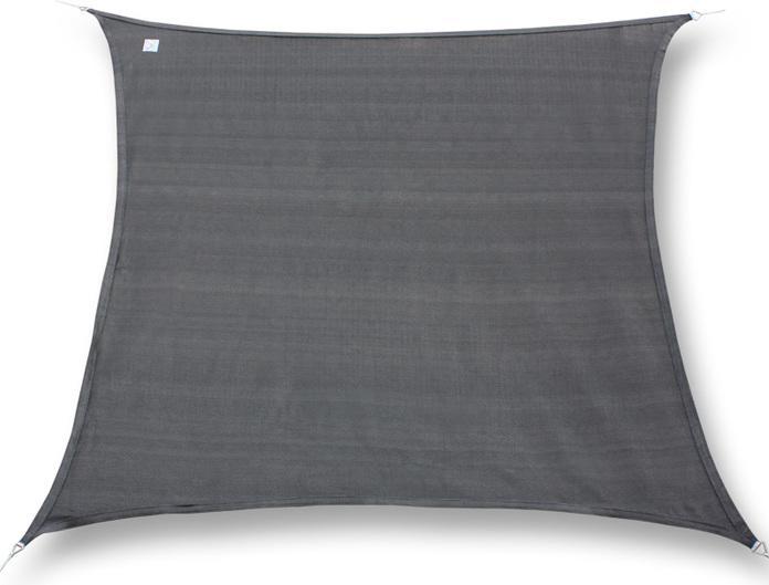 Actual product image Swisshandel24 Sun sail waterproof square 3x3m, graphite (3 x 3 m)