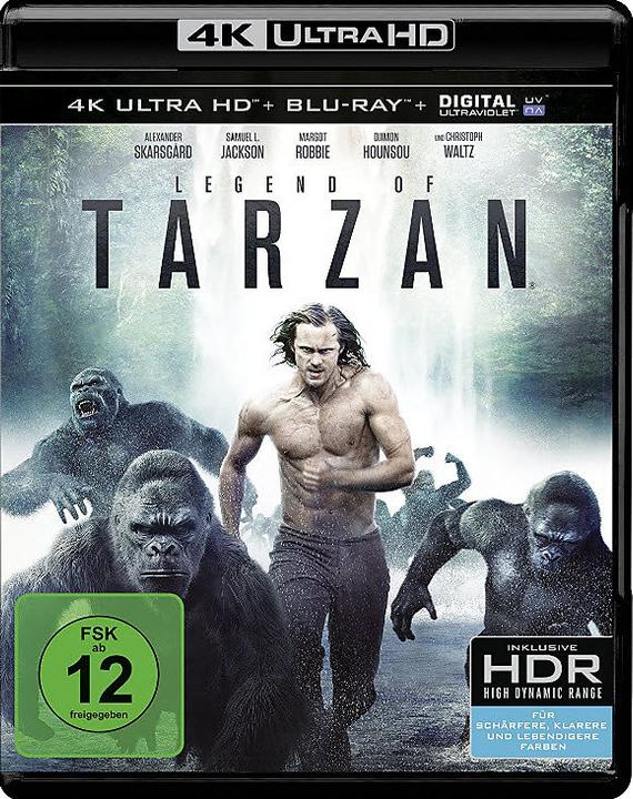 Immagine prodotto Leggenda di Tarzan (4k Blu-ray, 2016, Tedesco)
