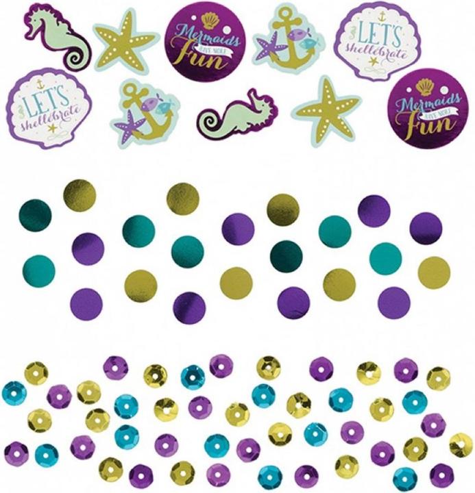 Produktbild Amscan Deko-Konfetti Mermaid Wishes 34gr