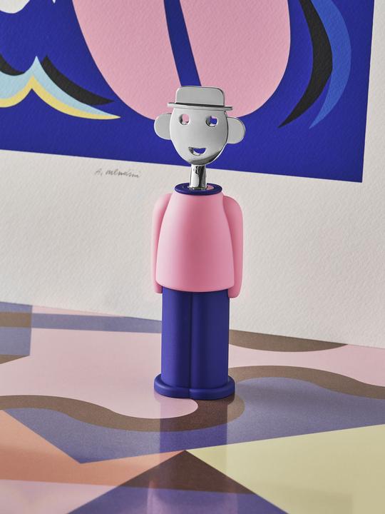 Produktbild Alessi Korkenzieher Alessandro M. rosa-blau (Korkenzieher)