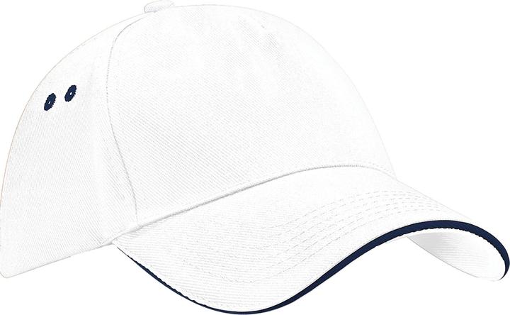 White, Dark Blue