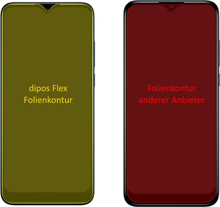Produktbild Dipos Displayschutzfolie Full-Cover 3D (3 Stück, TCL 205)
