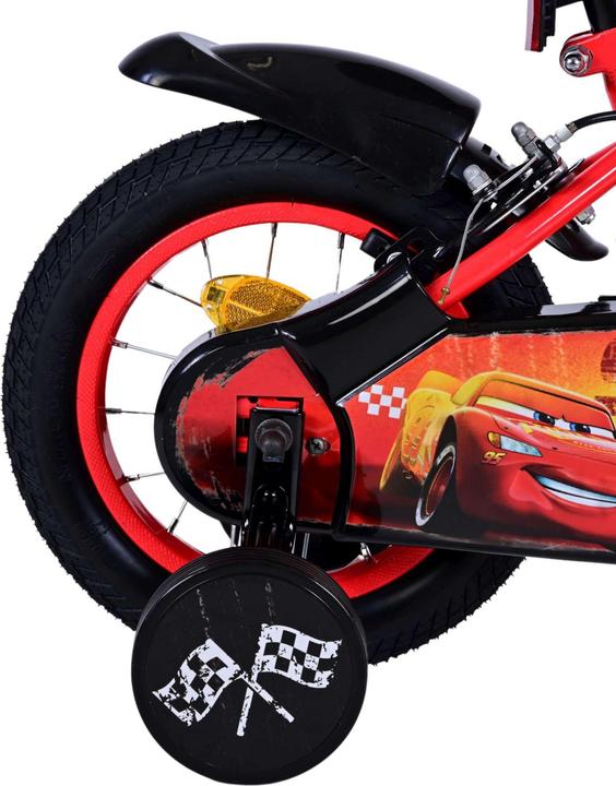 Produktbild Cars Disney 12-Zoll-Kinderfahrrad mit zwei Handbremsen - Sicherheit, Komfort und Spass in einem! (12")