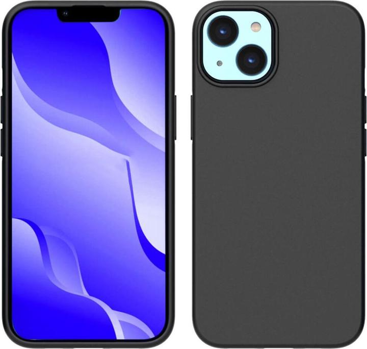 Cover-Discount iPhone 14 - Étui en silicone noir mat (Apple iPhone 14)