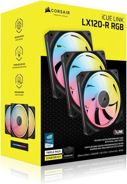 Actual product image Corsair LX120-R (120 mm, 3 x)