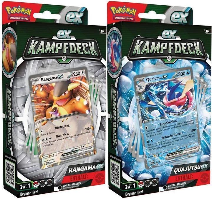 Produktbild Pokémon TCG présentoir EX-Kampfdeck Octobre 2023 (6) *ALLEMAND* (Deutsch, Booster Display)