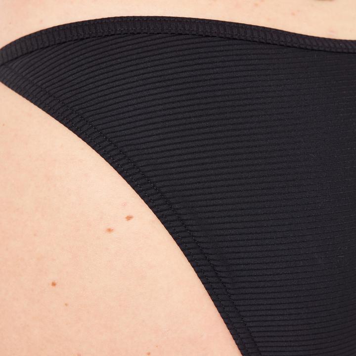 Actual product image Olaian Bikini-Hose Damen seitlich gebunden strukturiert Sofy schwarz (42)