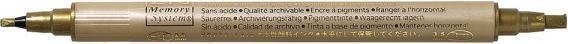Rayher Calligraphy pen 2 + 3.5 mm metallic gold (Gold, 1 x)